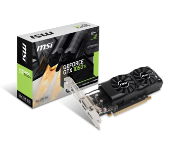 MSI GeForce GTX 1050 Ti Low Profile 4GB 