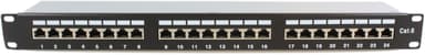 Microconnect Kytkentäpaneeli 24 porttia Vaippasuojattu parikaapeli ( FTP) CAT 6 
