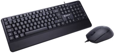 Voxicon 201WH Combo Keyboard and Mouse Nordiska länderna Sats med tangentbord och mus 