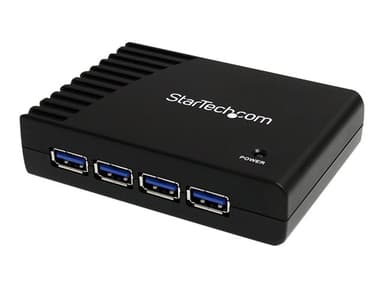 Startech 4 Port Black SuperSpeed USB 3.0 Hub USB Hub 