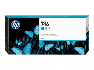 HP Inkt Cyaan 746 300ml - DesignJet Z6/Z9+ 