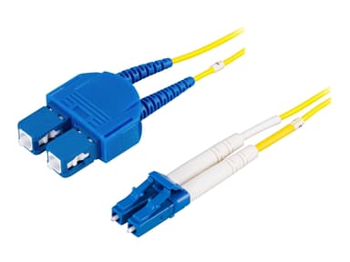 Deltaco Network cable SC/UPC LC/UPC OS2 0.5m 