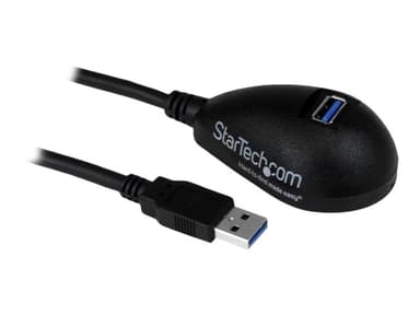 Startech 5 ft Black Desktop USB 3.0 Extension Cable 1.5m 9-stifts USB typ A Hona 9-stifts USB typ A Hane 