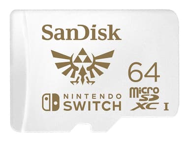 SanDisk Nintendo Switch 64GB microSDXC UHS-I-geheugenkaart 