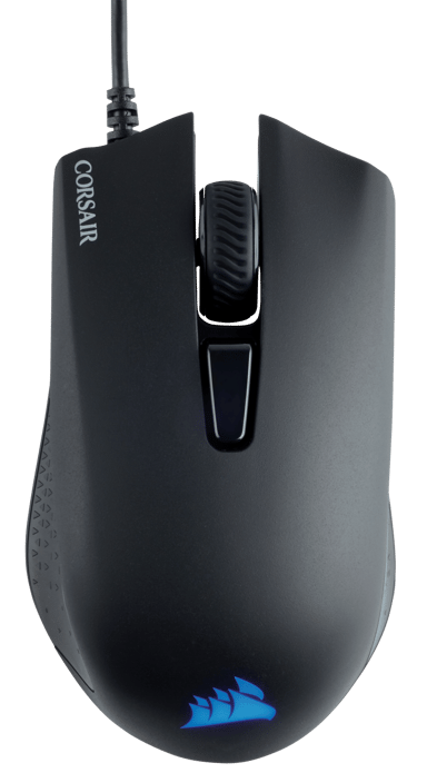 Corsair Harpoon RGB Pro 12000 dpi Optical Gaming Mouse 12,000dpi Kabling Mus Sort 