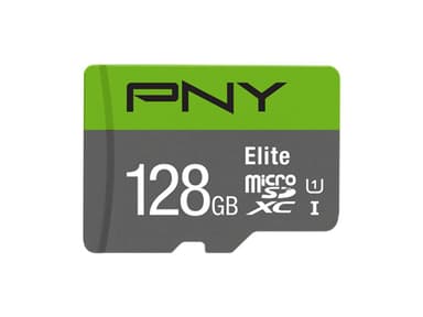 PNY Elite 128GB microSDXC UHS-I -muistikortti 