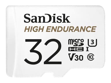SanDisk High Endurance 32GB microSDHC UHS-I-geheugenkaart 