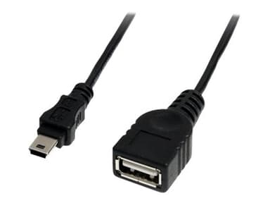 Startech 1 ft Mini USB 2.0 Cable 0.3m 4-stifts USB typ A Hona Mini-USB typ B Hane 
