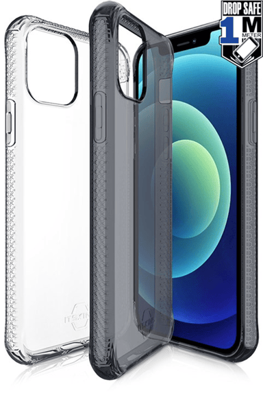 Cirafon Nano Clear Duo Drop Safe iPhone 12 Mini Gjennomskinnelig sort 