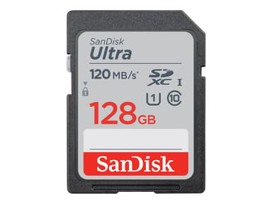 SanDisk Ultra 128GB SDXC UHS-I-geheugenkaart 