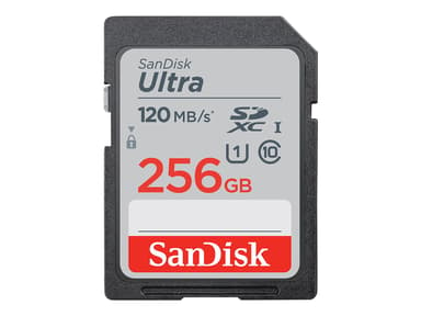 SanDisk Ultra 256GB SDXC UHS-I-geheugenkaart 