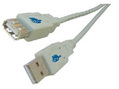 Microconnect USB-Forlengelseskabel 5m 4-pins USB type A Hann 4-pins USB type A Hunn 