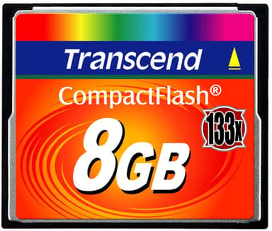 Transcend Flashminnekort 8GB CompactFlash Kort 