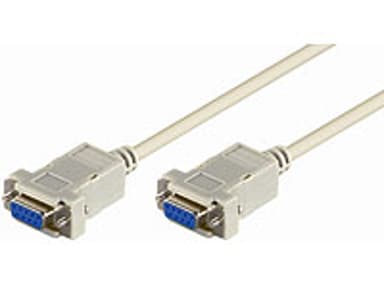 Microconnect Serial cable 2m 9-nastainen D-Sub (DB-9) Naaras 9-nastainen D-Sub (DB-9) Naaras 