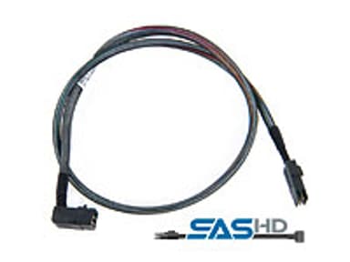 Adaptec Serial Attached SCSI (SAS) internt kabel 0.8m 36 pin 4x Mini SAS HD (SFF-8643) Han 36 pin 4i Mini MultiLane SAS (SFF-8087) Han 
