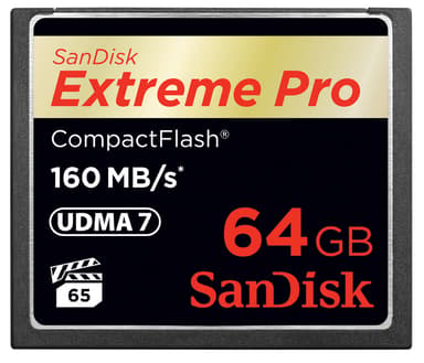 SanDisk Extreme Pro 64GB CompactFlash Kort 