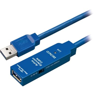Deltaco USB3-1002 5m 9-pins USB-type A Hunn 9-pins USB-type A Hann 