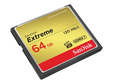 SanDisk Extreme 64GB CompactFlash Kort 