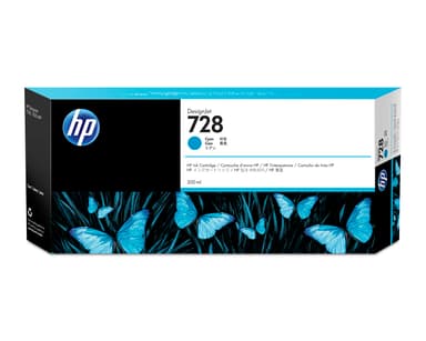 HP Bläck Cyan 728 300ml - DJ T730/T830 