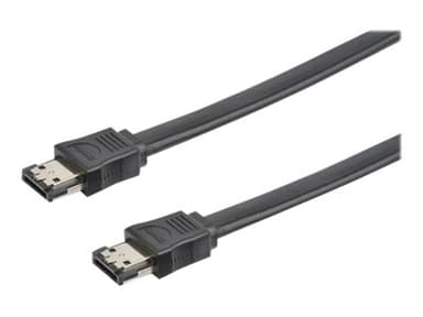 Prokord SATA-kabel 1.5m 7 pin ekstern Serial ATA Han 7 pin ekstern Serial ATA Han 
