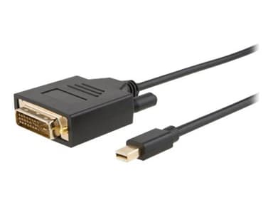 Prokord DisplayPort kabel 1m DisplayPort Mini Han DVI-D Dual Link Han 