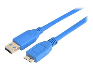 Prokord USB-kabel 3m 9-stifts USB typ A Hane 9 pin Micro-USB Type B Hane 