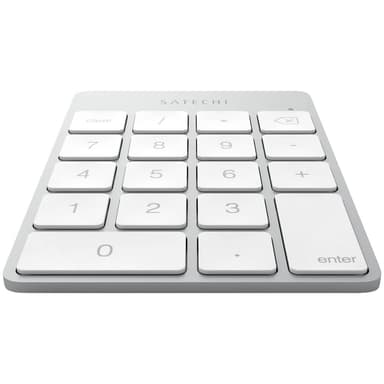 Satechi Slim Bluetooth Keypad - Silver Langaton Hopea 