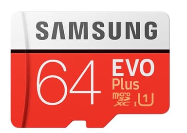 Samsung EVO Plus MB-MC64G 64GB microSDXC UHS-I-geheugenkaart 