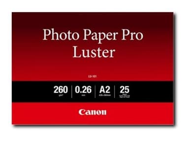 Canon Papper Photo Luster A2 LU-101 25 Ark 260g 