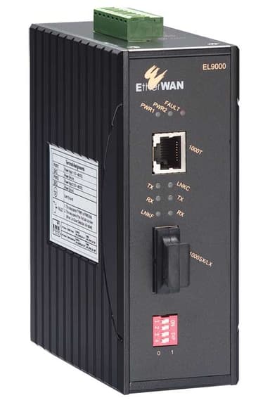 Etherwan EL900-A-B-1-A Fibermediekonverterare RJ-45 SC 
