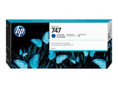 HP Bläck Chromatic Blå 747 300ml - DJ Z9+ 