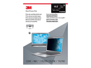 3M Databeskyttelsesfilter til 14" widescreen laptop 14" 16:9 