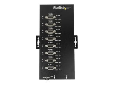 Startech 8-Port Industrial USB to RS-232/422/485 Serial Adapter Svart 