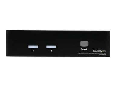 Startech 2-poort USB HDMI KVM-switch met Audio en USB 2.0-hub 