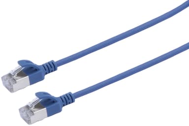 Prokord Network slim LSZH cable RJ-45 RJ-45 CAT 6a 0.5m Blauw 