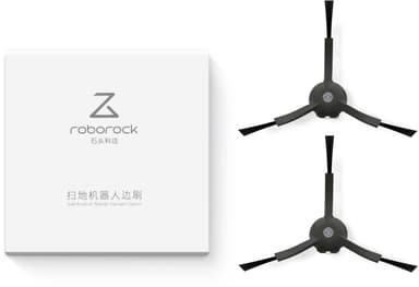 Roborock Sidoborstar för S5 och S6 svart 2-pack 