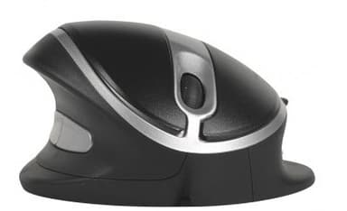Ergoption Mouse Wireless - Large 1,000dpi Trådløs Mus Sort Sølv 