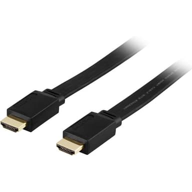 Deltaco Video- / Ääni- / Verkkokaapeli 10m HDMI Uros HDMI Uros 