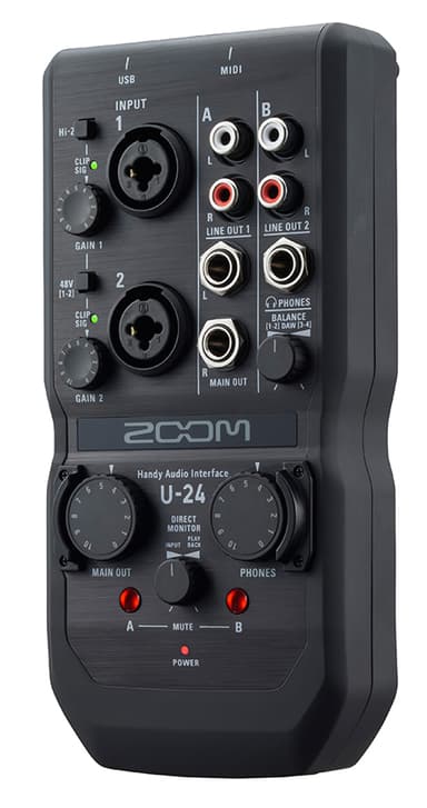 Zoom U24 Handy Audio Interface #Demo 