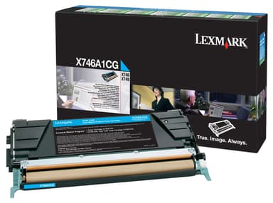 Lexmark Toner Cyan 7k - X746/X748 Return 