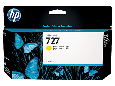HP Muste Keltainen 727 130ml - DJ T920 