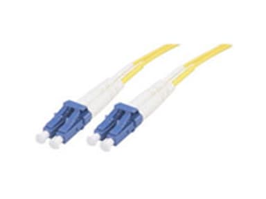Deltaco Optisk fiberkabel LC/UPC LC/UPC OS2 2m 