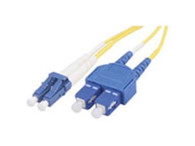 Deltaco Optisk fiberkabel SC/PC LC/PC 1m 