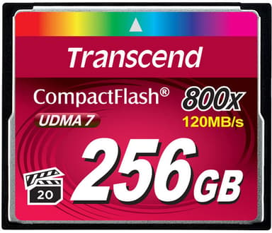 Transcend Premium 256GB CompactFlash-kort 