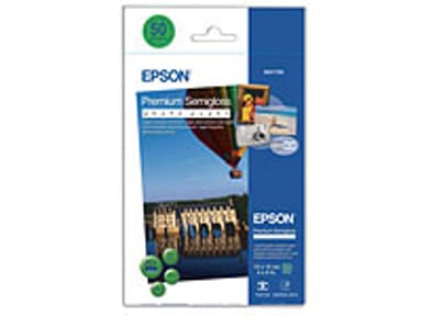 Epson Papir Photo Premium Semi Glossy 10x15 cm 50 ark 251 g 