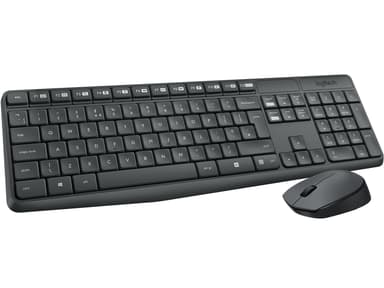 Logitech Mk235 Nordisk Tastatur og mus-sæt 