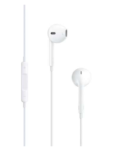 Apple EarPods With 3,5mm Connector 3,5 mm jackstik Stereo Hvid 
