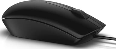 Dell MS116 Optical Mouse 1,000dpi Langallinen Hiiri Musta 