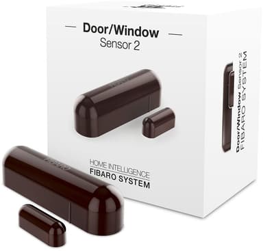 Fibaro Door/Window Sensor 2 Red Brown 