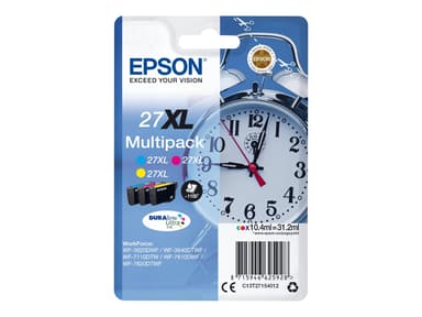 Epson Blæk Multipak 27XL (C/M/Y) 